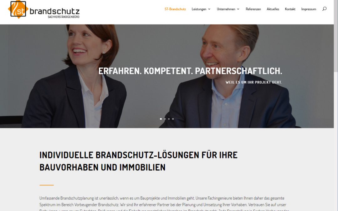 ST-Brandschutz mit neuer Website